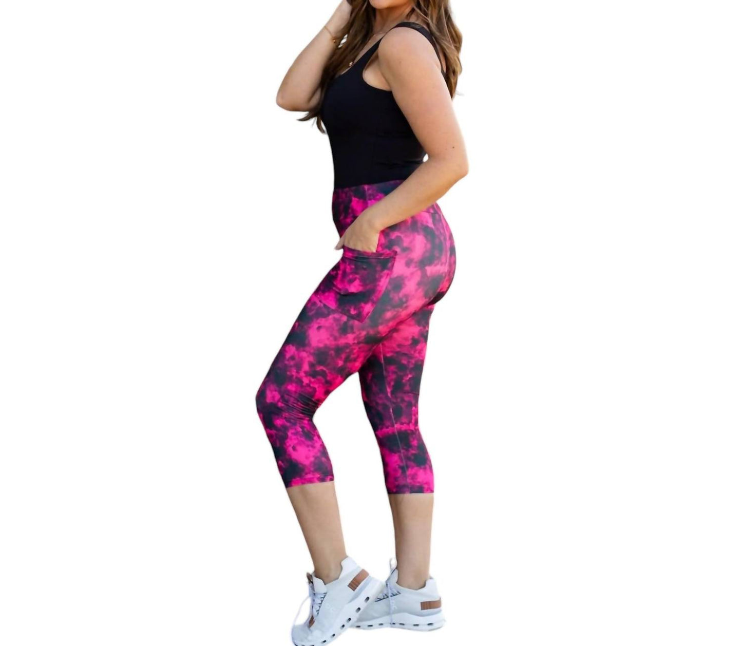 Julia Rose - Capri Leggings With Pockets