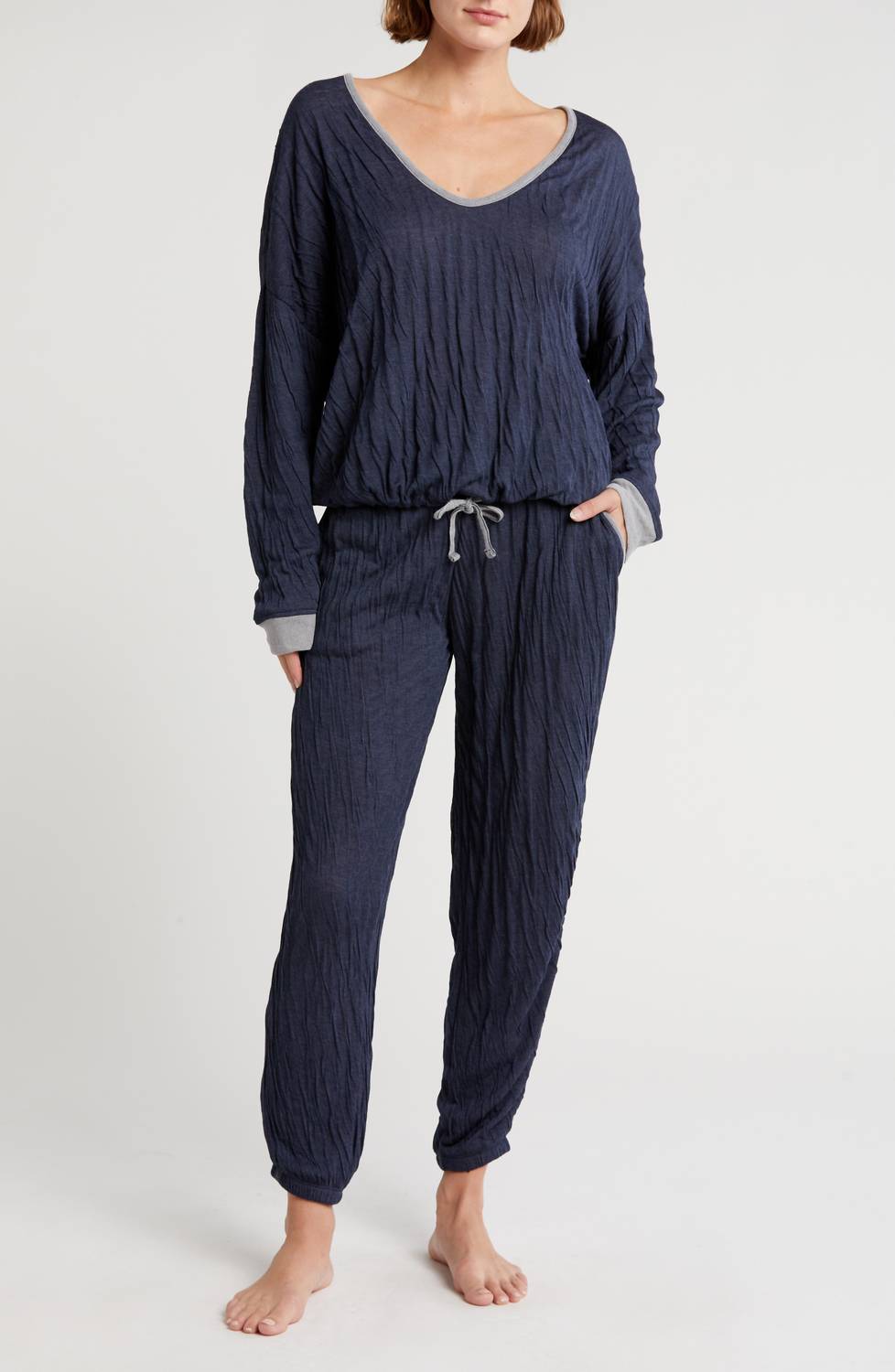 Barefoot Dreams - Malibu Collection Crinkle Jersey Lounge Set