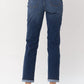 Judy Blue - High Waist Cool Denim Cuff Boyfriend Jean