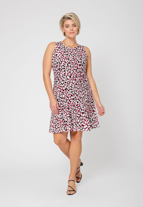 Leota Women's Calista Sleeveless Fit And Flare Dress White