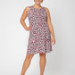 Leota Women's Calista Sleeveless Fit And Flare Dress White