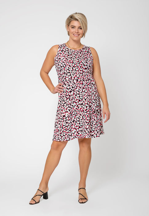 Leota Women's Calista Sleeveless Fit And Flare Dress White