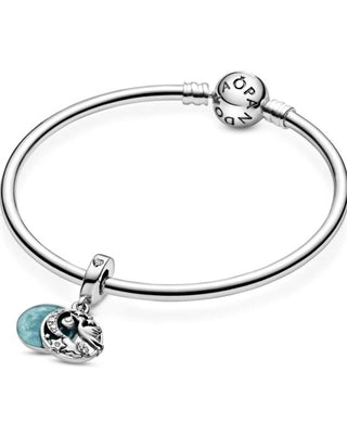 Pandora - Stork And Twinkling Stars Dangle Charm