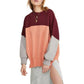 Free People - Easy Street Colorblock Oversized Sweater