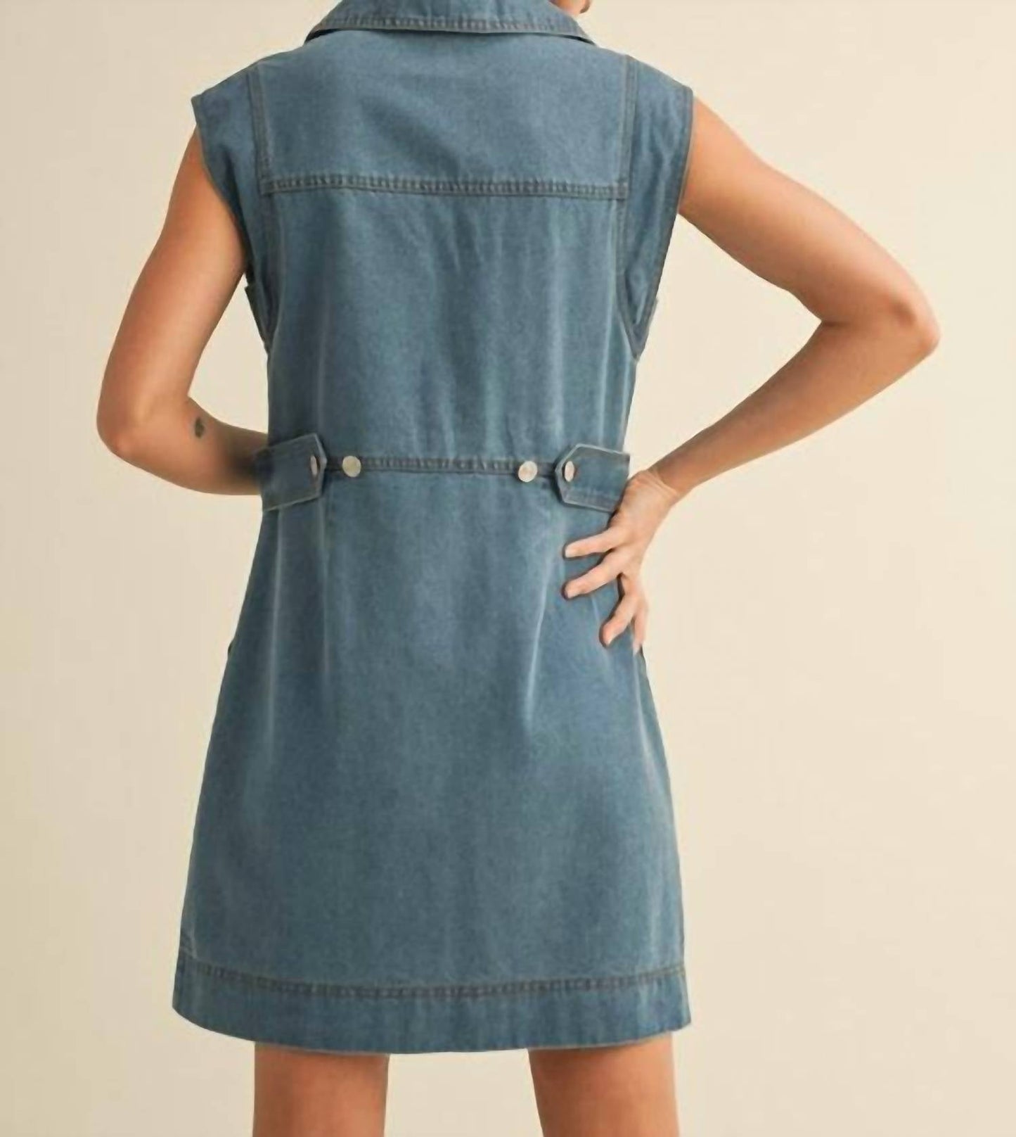 &Merci - Women's Greta Denim Mini Dress