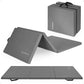 BalanceFrom Fitness GoGym 6x2ft Folding 3 Panel Exercise Mat with Handles, Gray