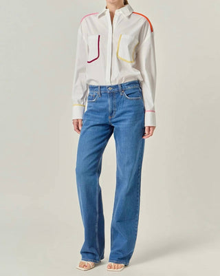 English Factory - Louise Binding Detail Shirt