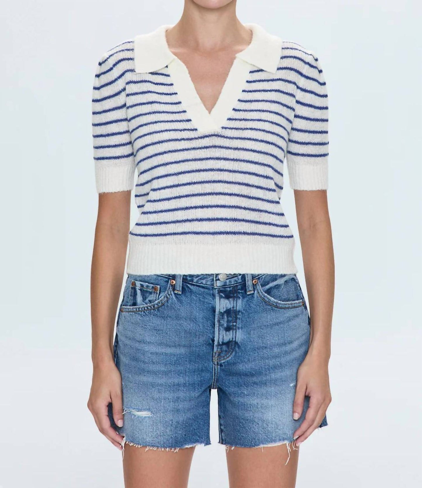 Pistola - Billie Pleat Short Sleeve Top