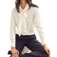 Aspiga - Satin Bow Blouse