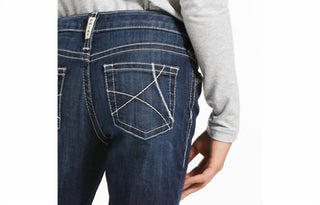 Ariat - Girl's Trouser Mid Rise Stretch Ella Wide Leg Jean