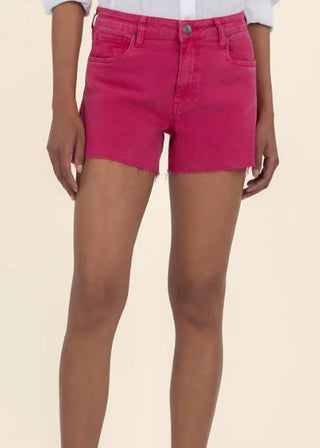 Kut From The Kloth - Jane High Rise Shorts With Raw Hem