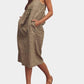 Amente - Back Tie Midi Dress