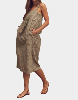 Amente - Back Tie Midi Dress