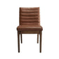 Upholstered Dining Chairs With Rubber Legs (Set of 2)