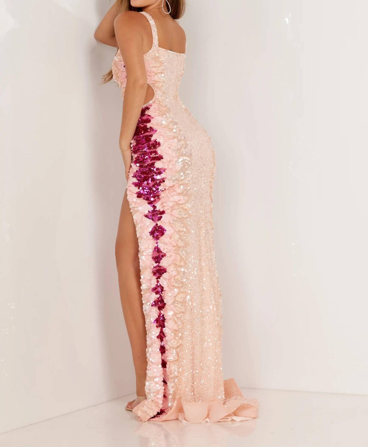 Aleta - Sequined Long Gown