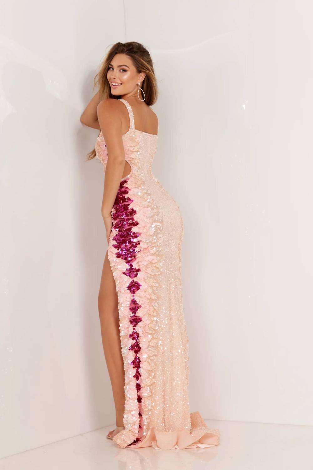 Aleta - Sequined Long Gown