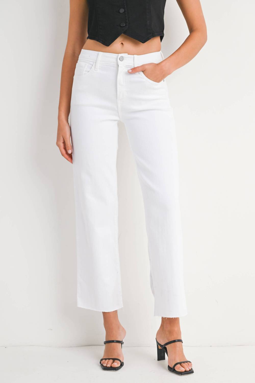 Just Black Denim - Classic Straight Mom Jeans