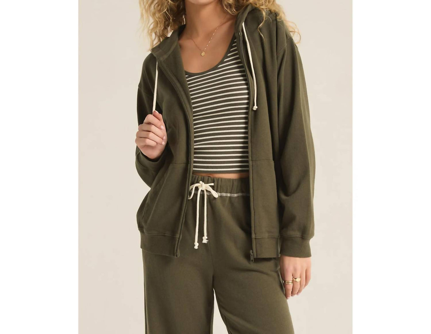Z Supply - Academy Zip Up Hoodie