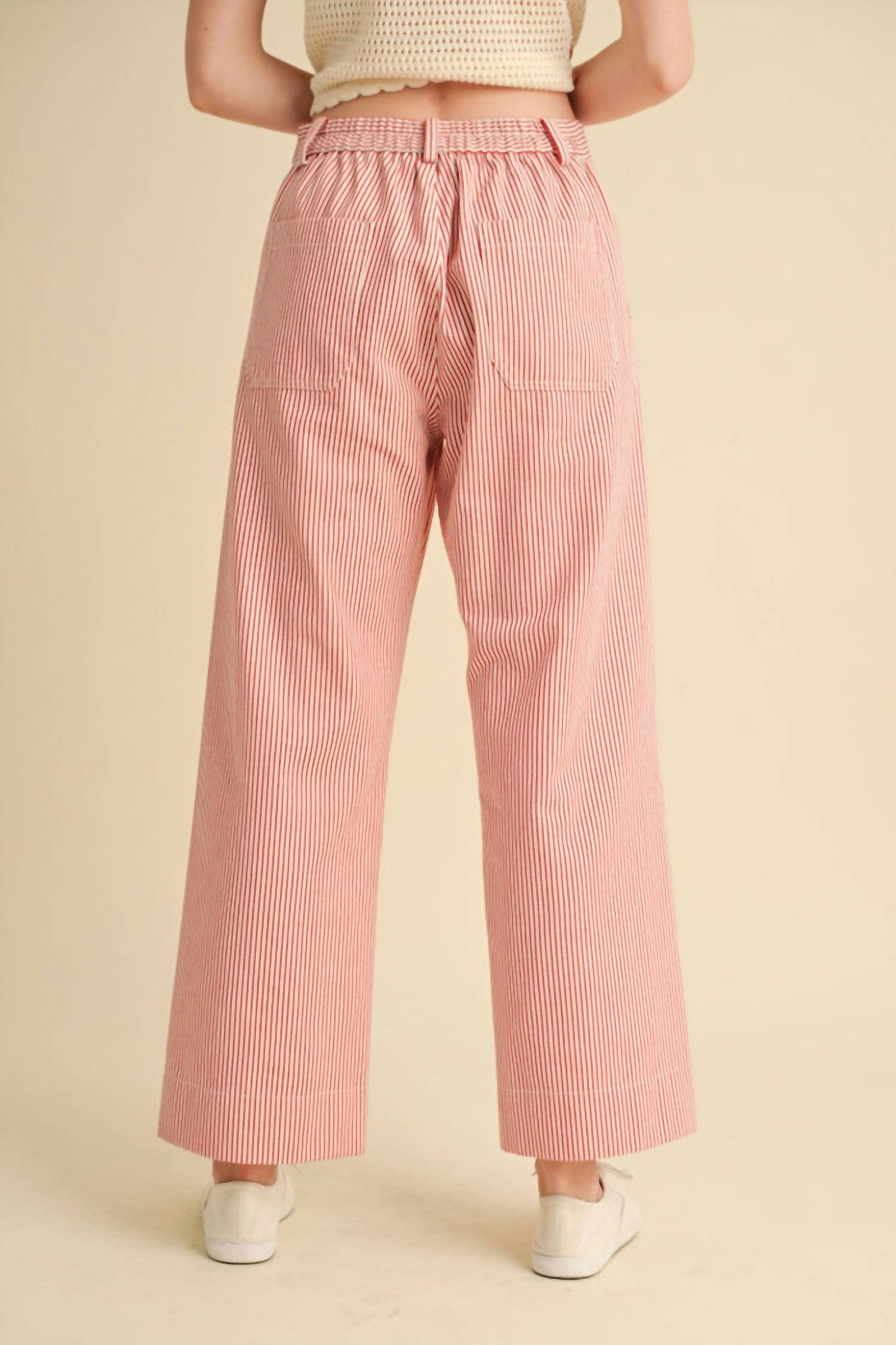 &Merci - Stripe Wide Leg Pants
