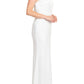 Adrianna Papell - Halter Neck Sleeveless Crepe Dress