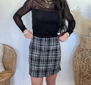 Lucy Paris - Iman Plaid Mini Skirt