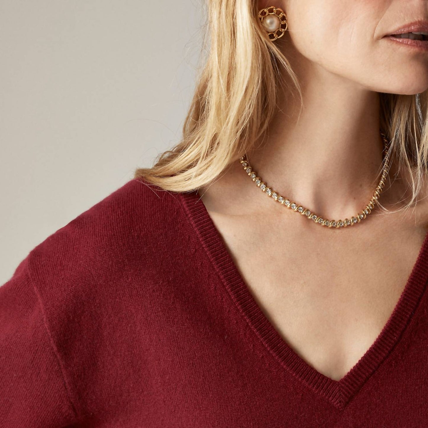 J.Crew - Cashmere Relaxed V Neck Sweater