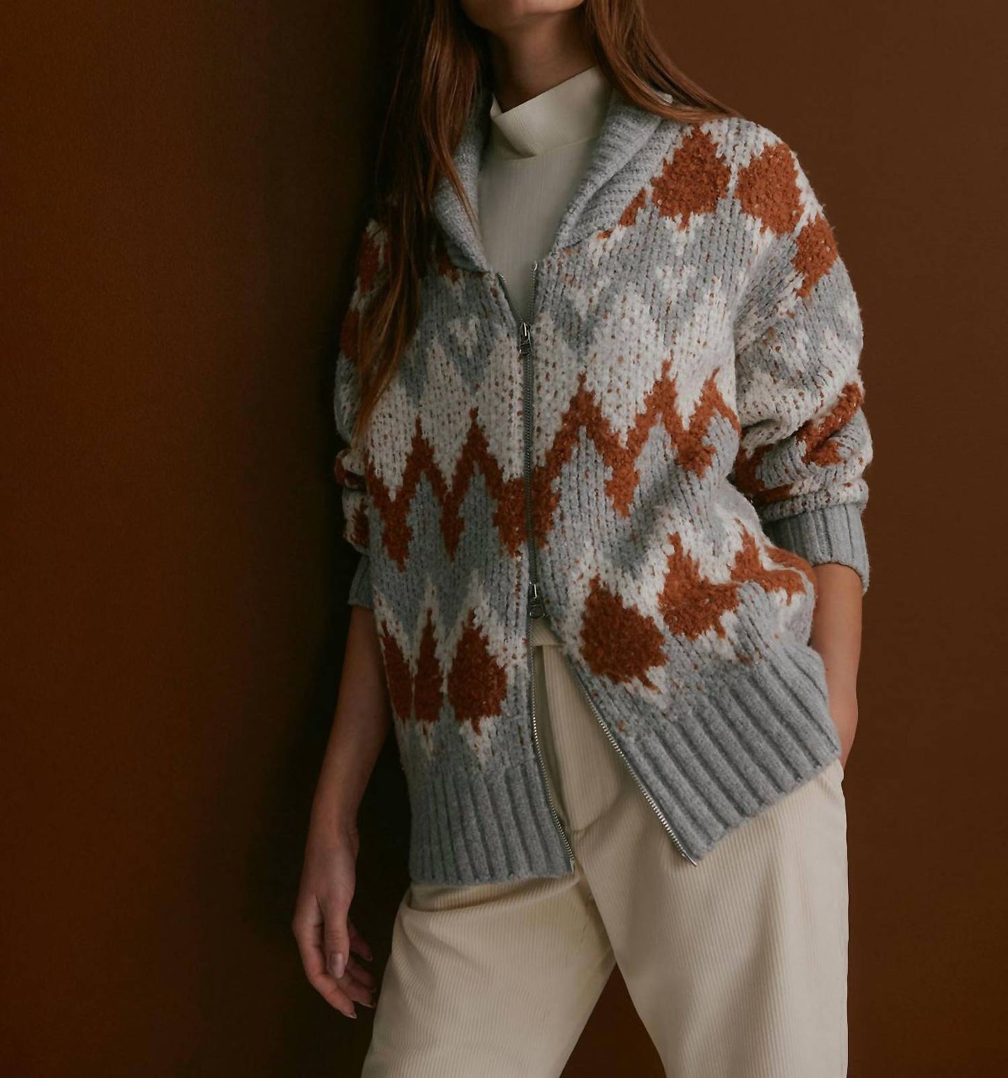 Varley - Brockley Jacquard Knit Jacket