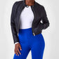 Spanx - Leather-Like Moto Jacket