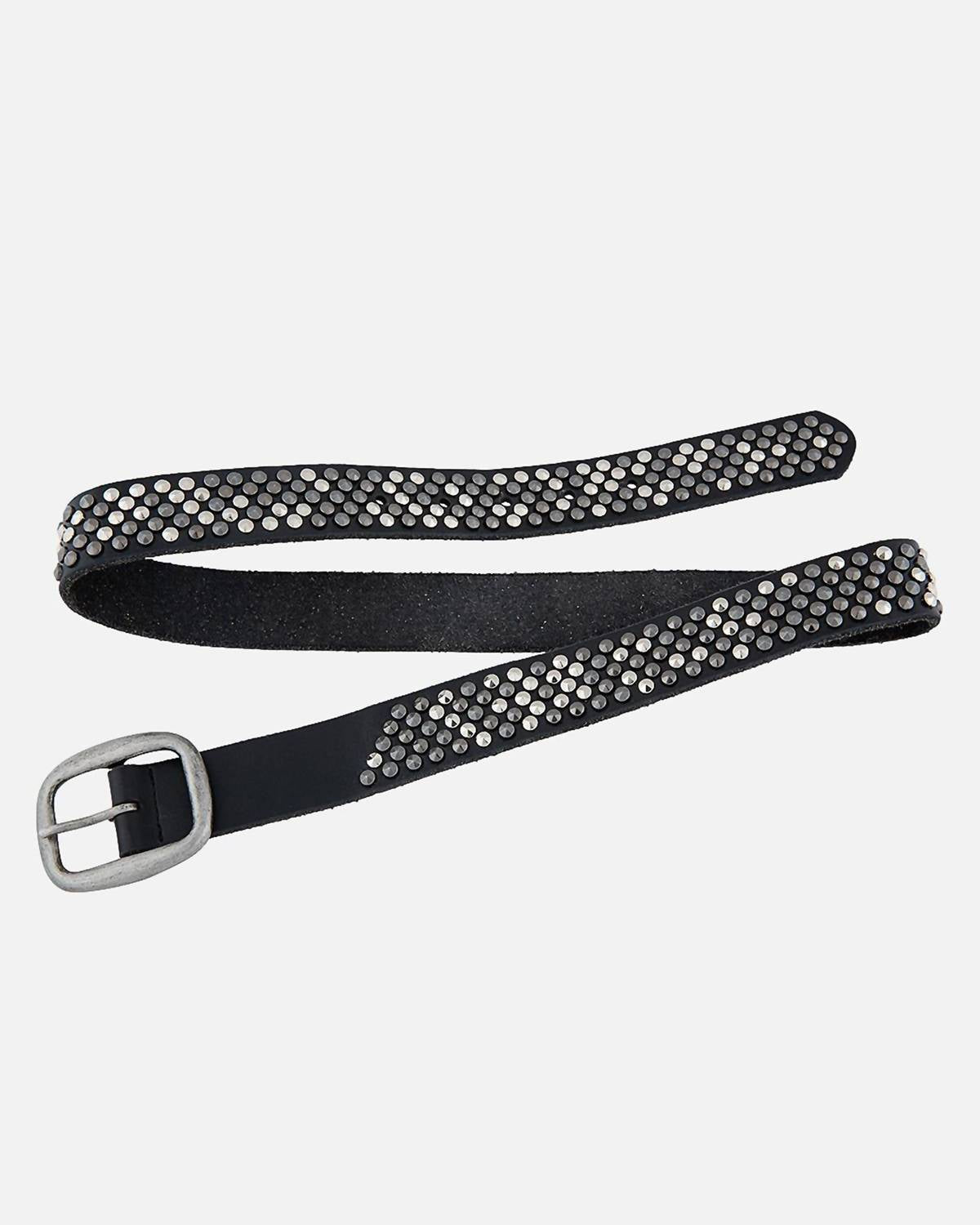Amsterdam Heritage - Women's Britta Buckle Studded Leather Belt