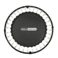HolaHatha 40" Mini Trampoline Fitness Rebounder with Adjustable Handle, Black