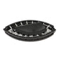 HolaHatha 40" Mini Trampoline Fitness Rebounder with Adjustable Handle, Black