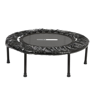HolaHatha Foldable Mini Trampoline, 36" Round Portable Fitness Rebounder, Black