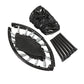 HolaHatha Foldable Mini Trampoline, 36" Round Portable Fitness Rebounder, Black