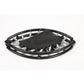 HolaHatha Foldable Mini Trampoline, 36" Round Portable Fitness Rebounder, Black