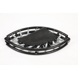 HolaHatha Foldable Mini Trampoline, 36" Round Portable Fitness Rebounder, Black