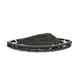 HolaHatha 48 Inch Foldable Mini Fitness Trampoline with Adjustable Handle, Black
