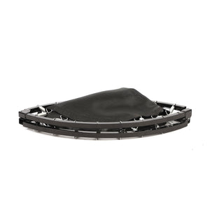 HolaHatha 48 Inch Foldable Mini Fitness Trampoline with Adjustable Handle, Black