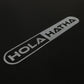 HolaHatha 48 Inch Foldable Mini Fitness Trampoline with Adjustable Handle, Black