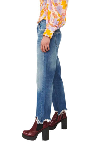 Free People - Maggie Mid Rise Straight Leg Jeans