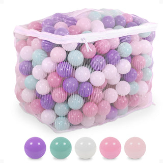 BalanceFrom Fitness 2.3" Crush Proof Play Pit Balls w/Storage Bag, 400 Count