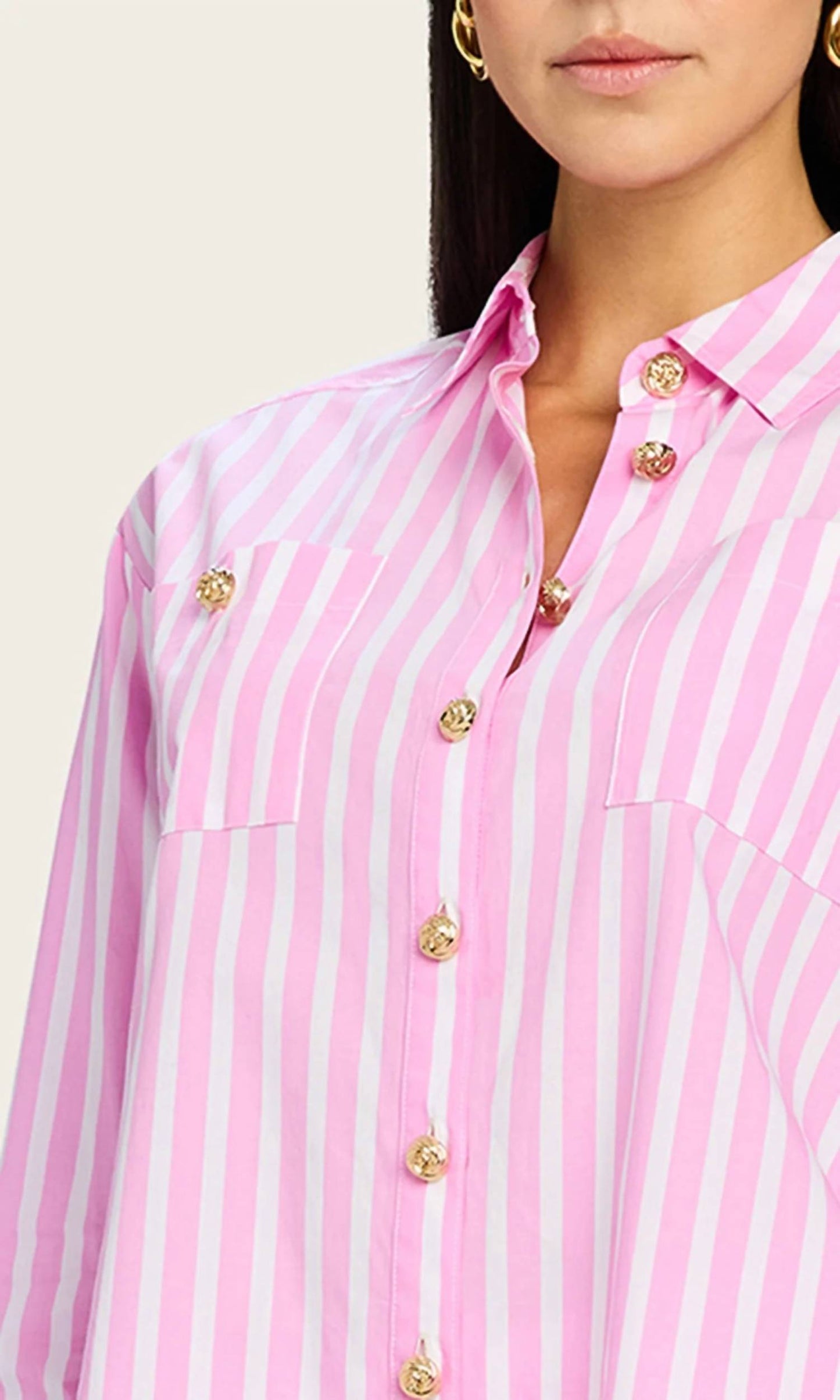Generation Love - Meggy Wide Stripe Poplin Shirt