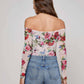 L'Agence - Peonie Off-the-shoulder Bodysuit