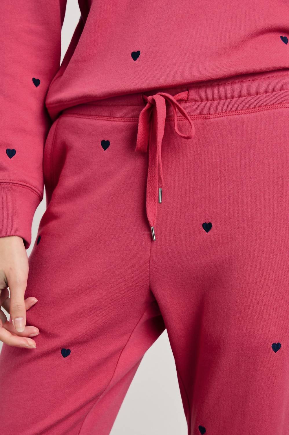 Rails - Kingston sweatpant Pink Midnight Hearts