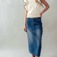 Angel Kiss - Cargo Jean Maxi Skirt