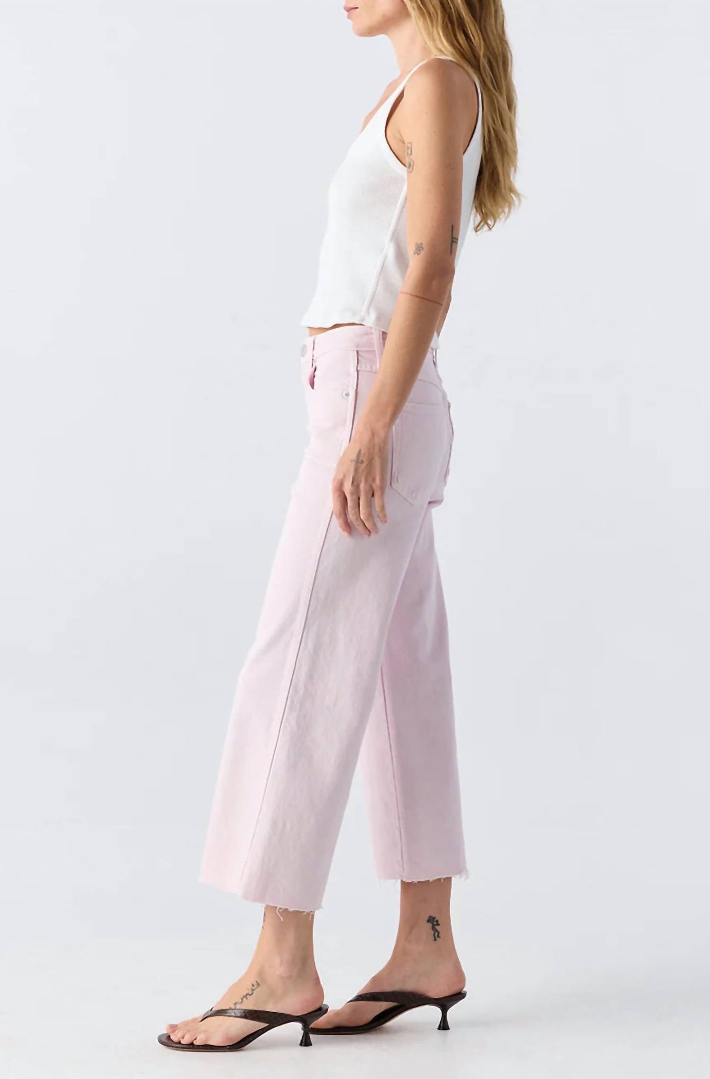 Amo - Marjorie Mid Rise Wide Leg Jean