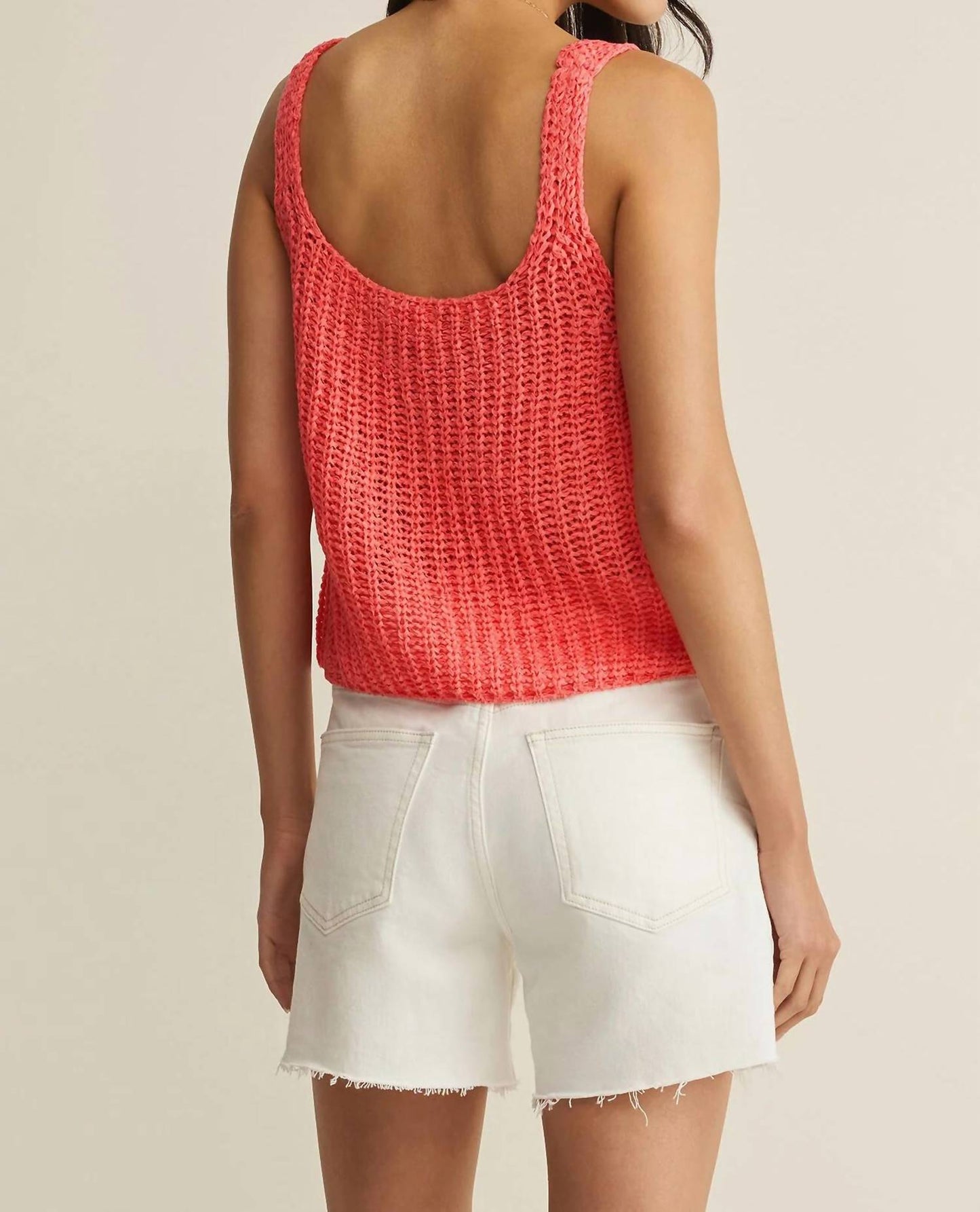 Z Supply - Tate Lace Up Scoop Neck Top