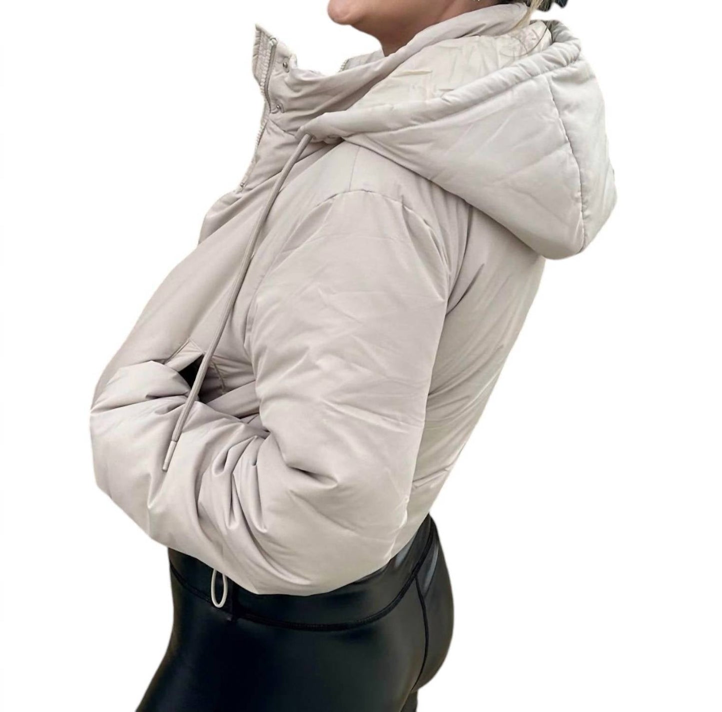 Mono B - Cropped Puffer Jacket