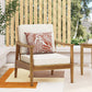 Emmry Outdoor Acacia Wood Club Chair