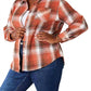 Double Take - Plaid Button-Up Shirt with Contemporary Flair