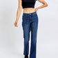 Judy Blue - Mid Rise Tummy Control Classic Straight Jeans